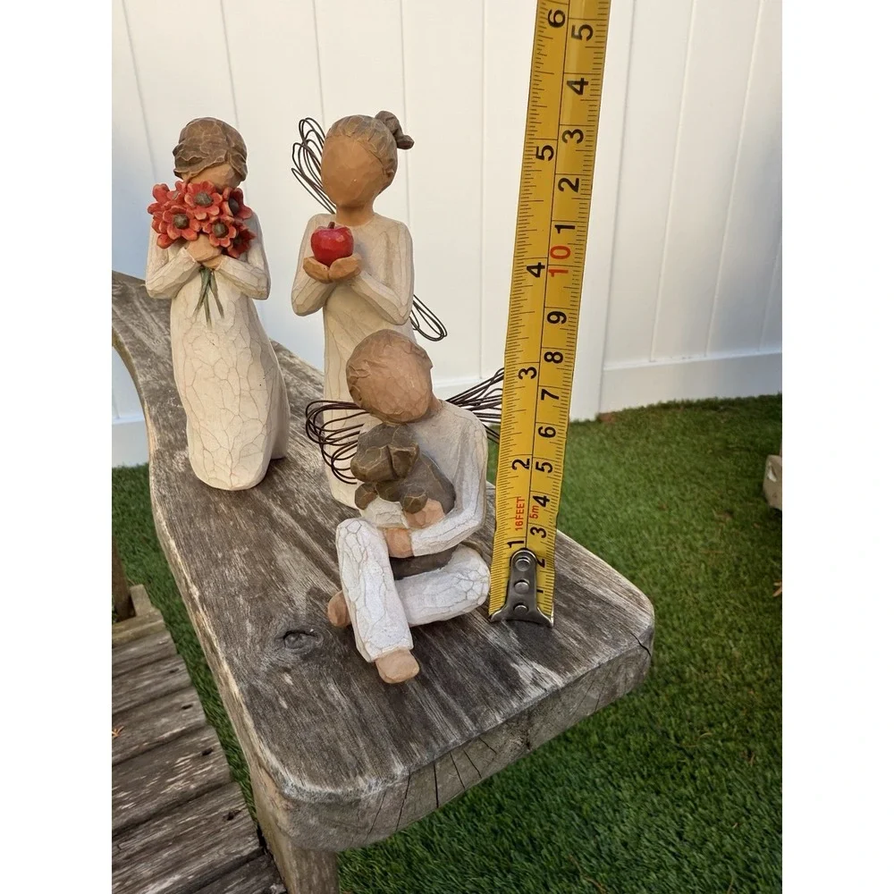 Willow Tree Lot Of 3 Figurines Surrounded By Love Angel Of Comfort You're The Be